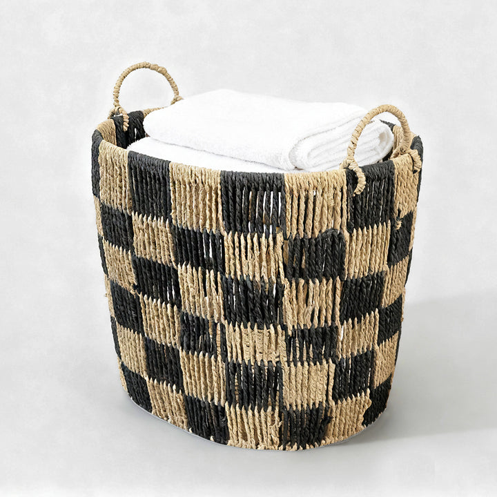 Stylish storage basket with handles Bowlift