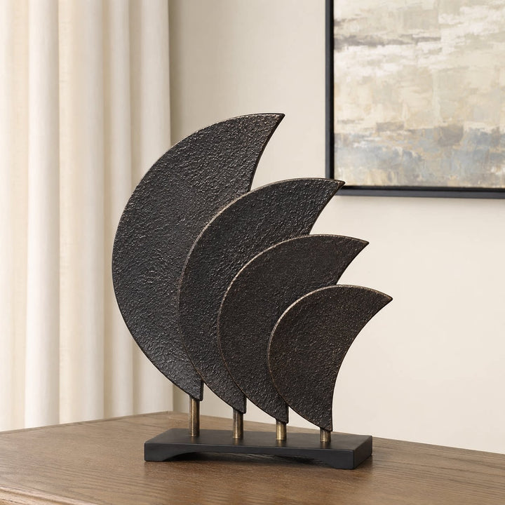 Artistic Abstract Leaf Sculpture