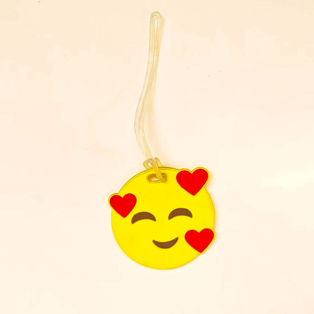 Unisex Luggage Tag in Emoji Design Bowlift