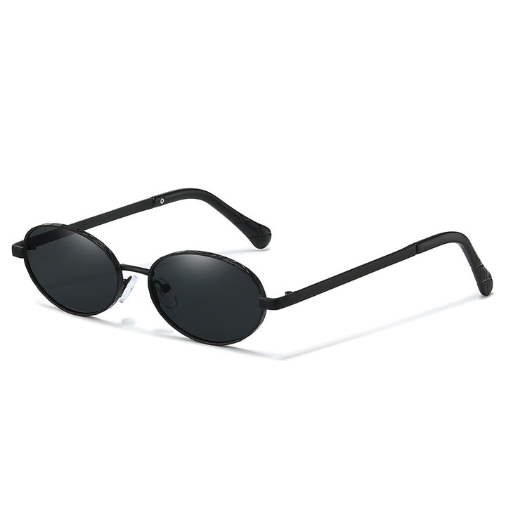 Sleek Oval Frame Sunglasses Bowlift