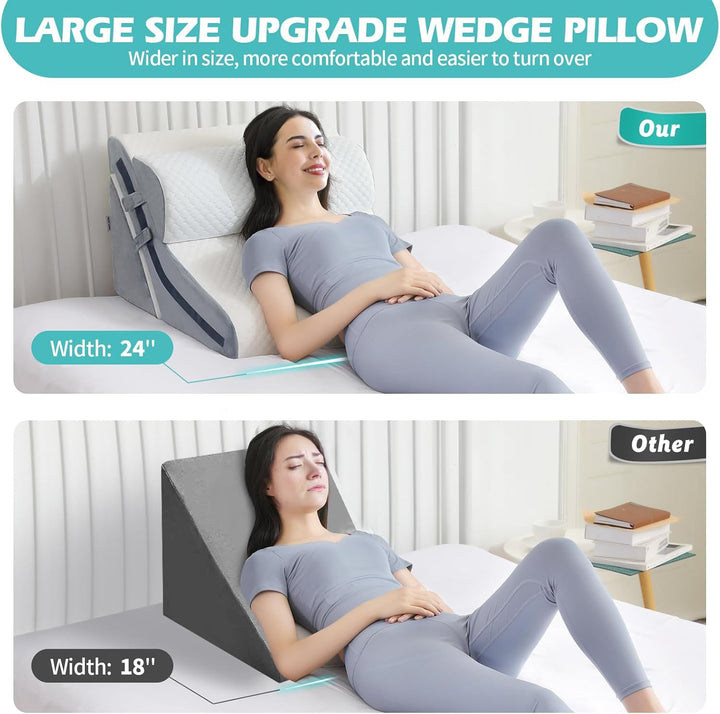Adjustable Multi-Position Support Wedge Pillow