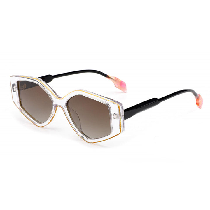 Women's fashionable sunglasses with unique cut design and UV protection Bowlift