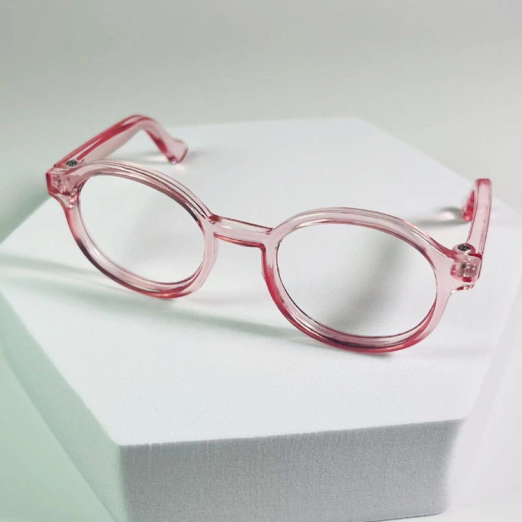 Vintage-Inspired Oval Frame Glasses Bowlift