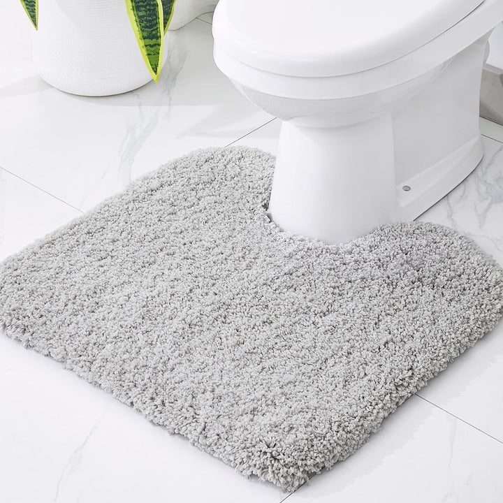 Plush Bathroom Toilet Mat Bowlift
