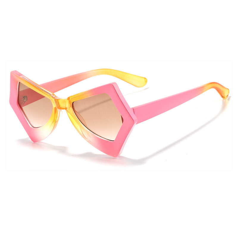 Geometric Frame Fashion Sunglasses