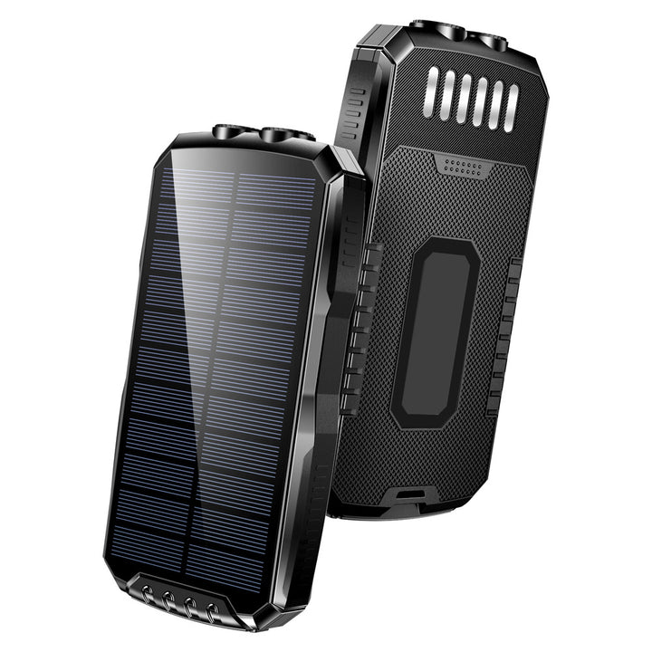 Portable Ultra-Solar Powerbank with Integrated LED Light Bowlift
