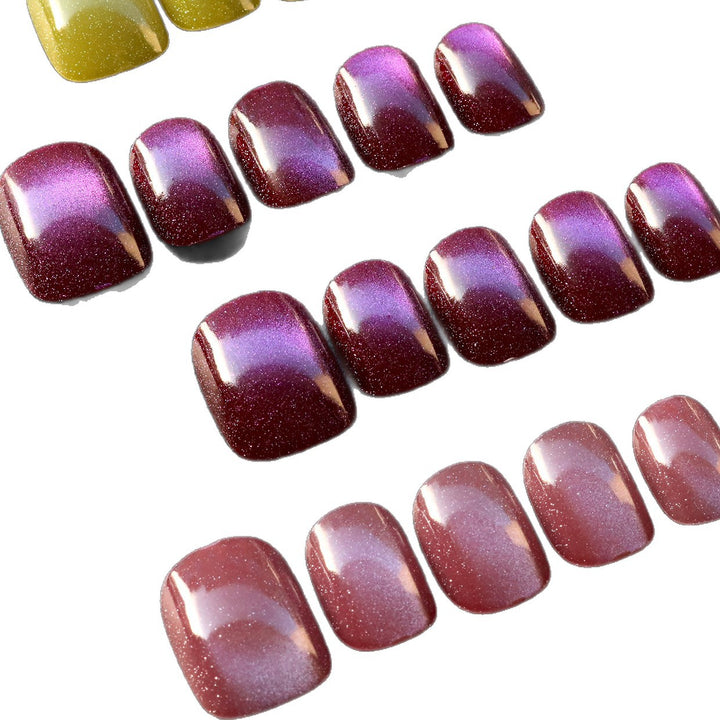 Glossy Press-On Nail Set Bowlift