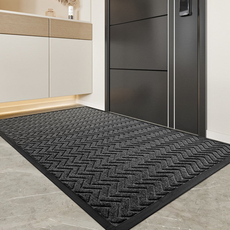 Unisex Durable Chevron Design Entrance Mat Bowlift