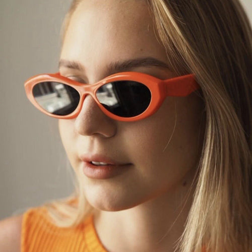 Ladies Cat-Eye Sunglasses with Stylish Frame Bowlift