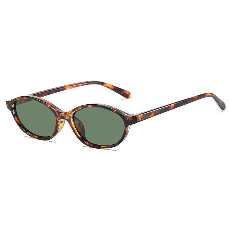Elegant Vintage-Inspired Oval Sunglasses Bowlift