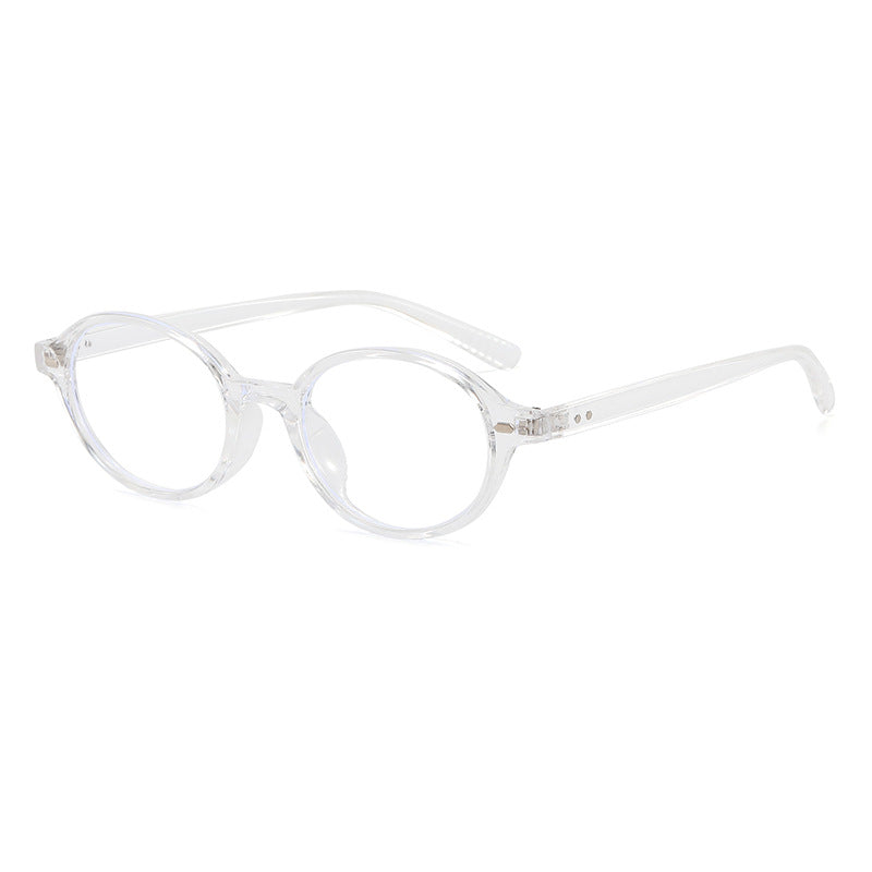 Women's fashionable round reading glasses with flexible plastic frame Bowlift