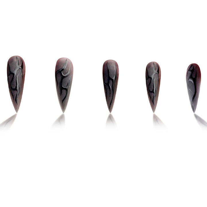 Artistic Stiletto Nail Art Enhancements Bowlift