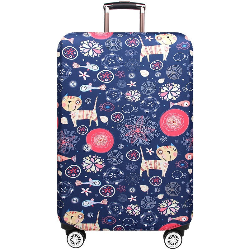 Artistic Animal Print Hard Shell Luggage Bowlift