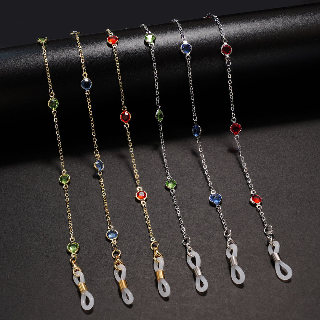 Gemstone-Studded Eyewear Holder Bowlift