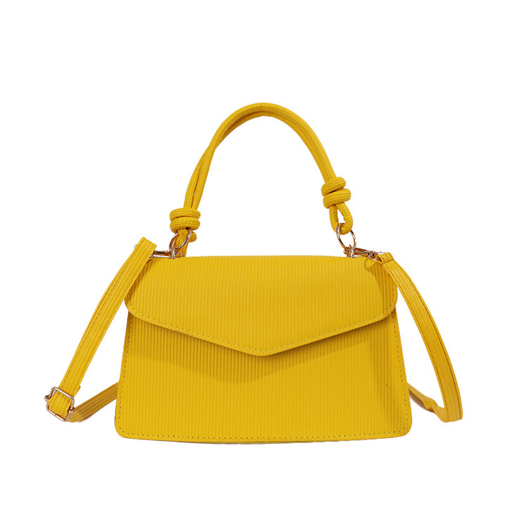 WoElegant Textured Handheld Satchel Bag Bowlift