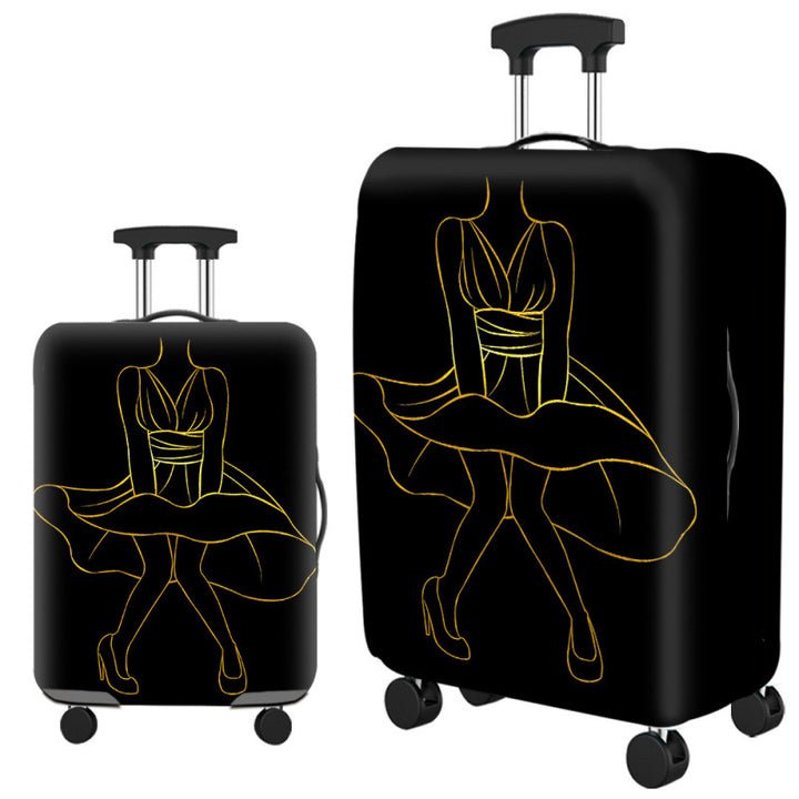 Artistic Travel Hard Shell Suitcase Bowlift