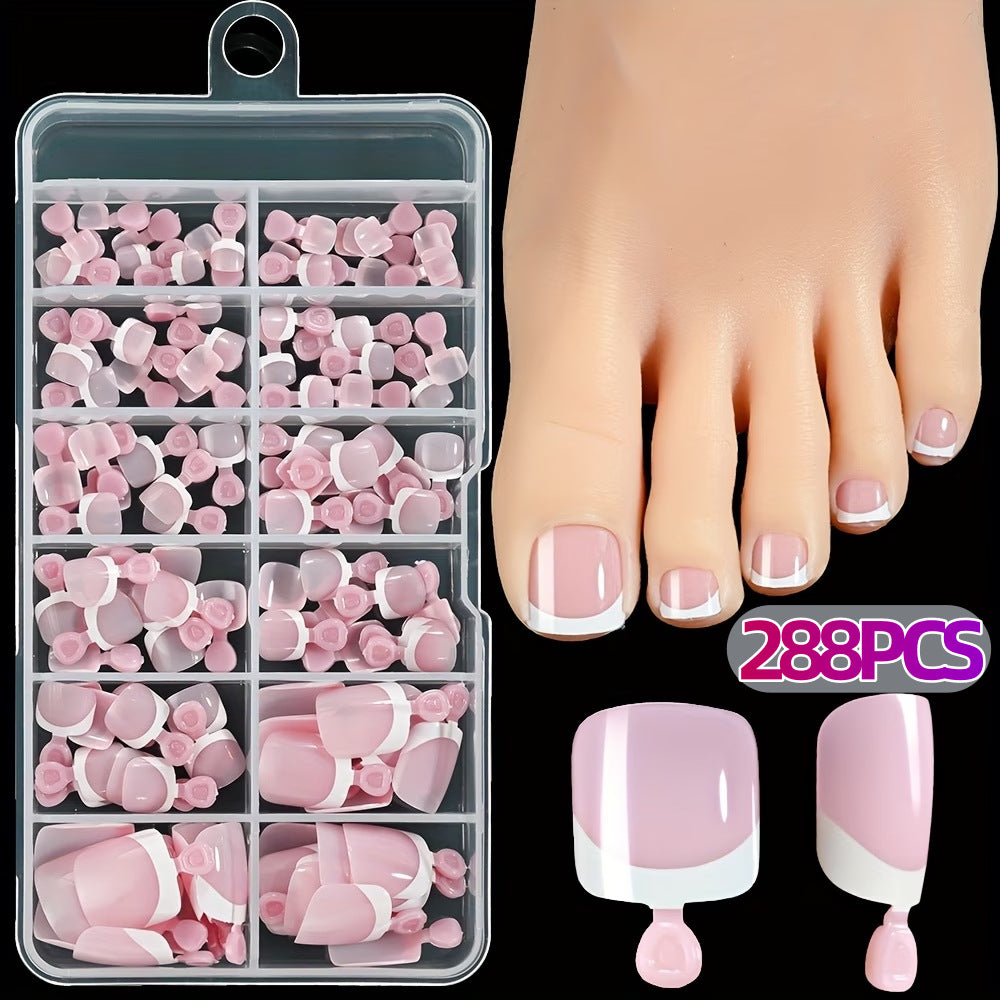 Deluxe Press-On Pedicure Kit Bowlift