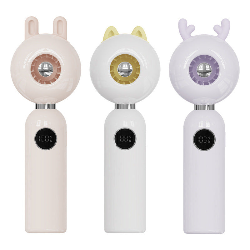 Ladies portable hand fan in reindeer design Bowlift