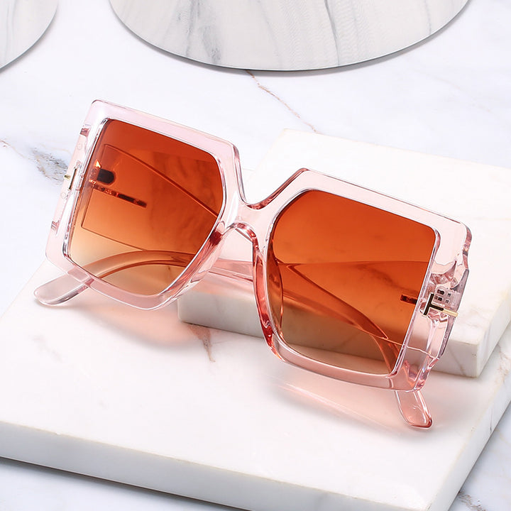 Oversized Geometric Shield Sunglasses Bowlift
