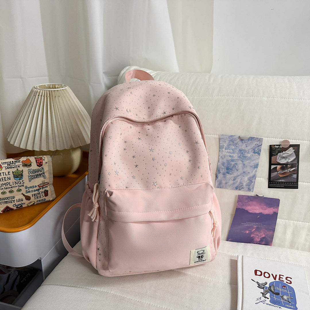 Sparkling Star Pattern Backpack