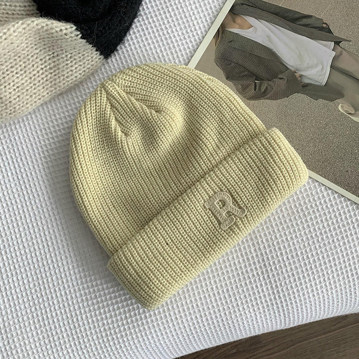 Ribbed Knit Beanie Cap