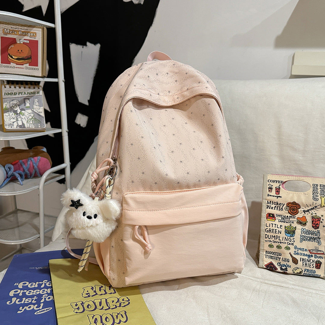 Cute Star-Patterned Backpack
