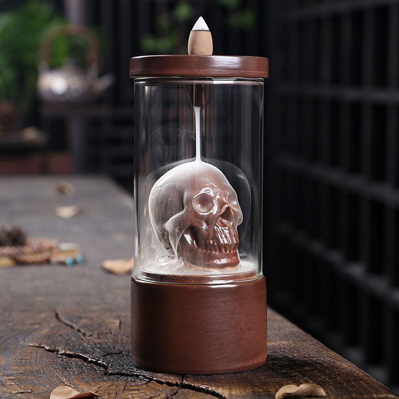 Decorative Skeleton-Shaped Incense Holder