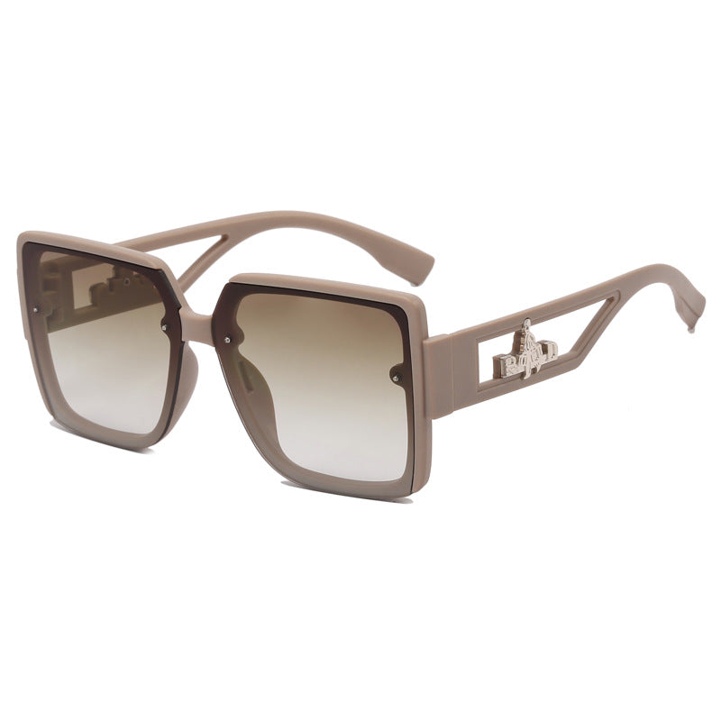 Ladies square designer sunglasses with elegant embellishments Bowlift