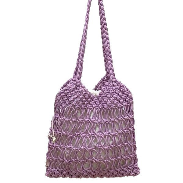 Hand-knotted shopping and beach bag Bowlift