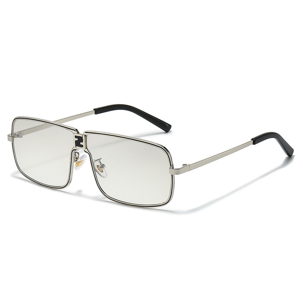 High-Fashion Geometric Frame Sunglasses Bowlift