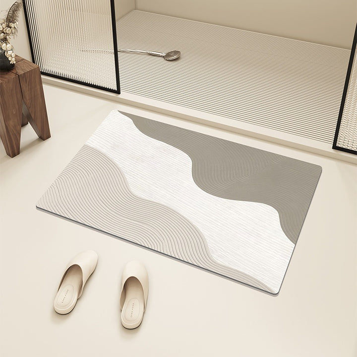Unisex Non-Slip Memory Foam Bath Mat Bowlift