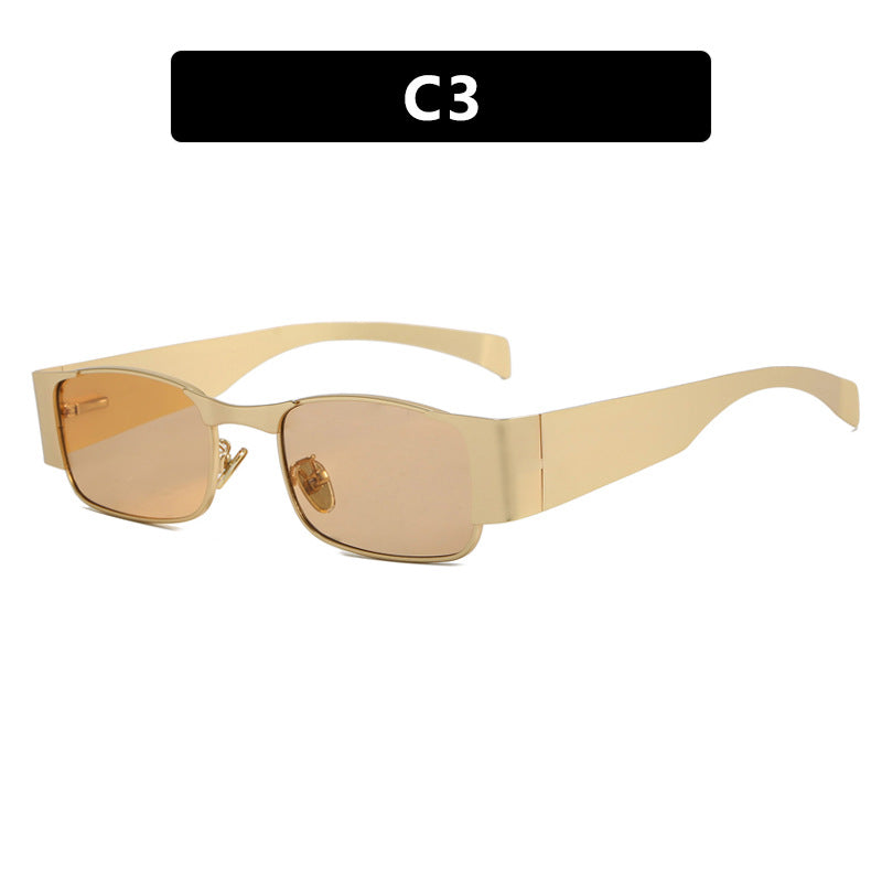 Women's fashionable rectangular sunglasses with elegant lenses Bowlift