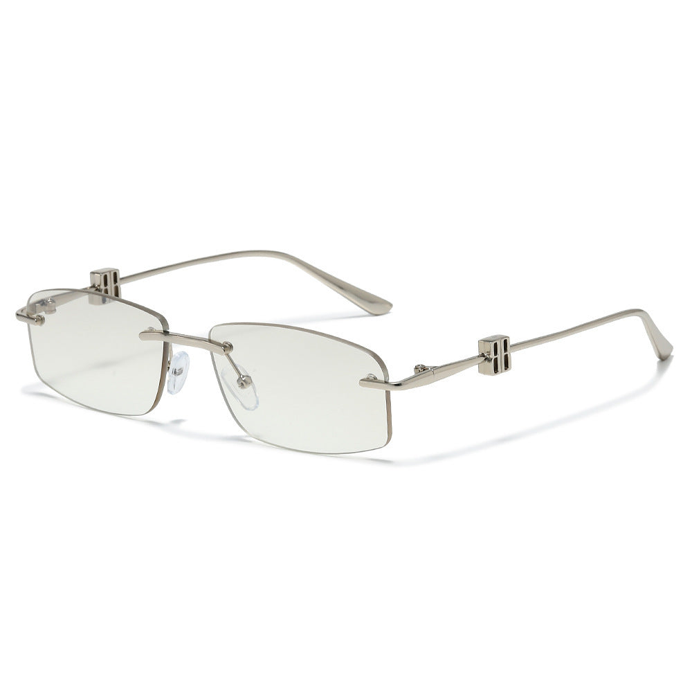 Avant-Garde Minimalist Rectangle Sunglasses Bowlift