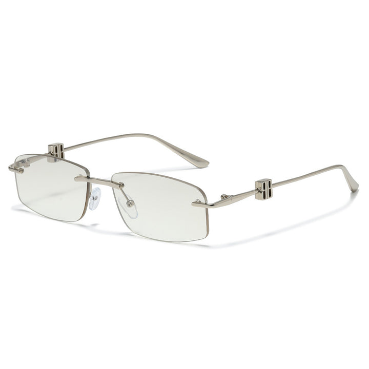 Avant-Garde Minimalist Rectangle Sunglasses Bowlift