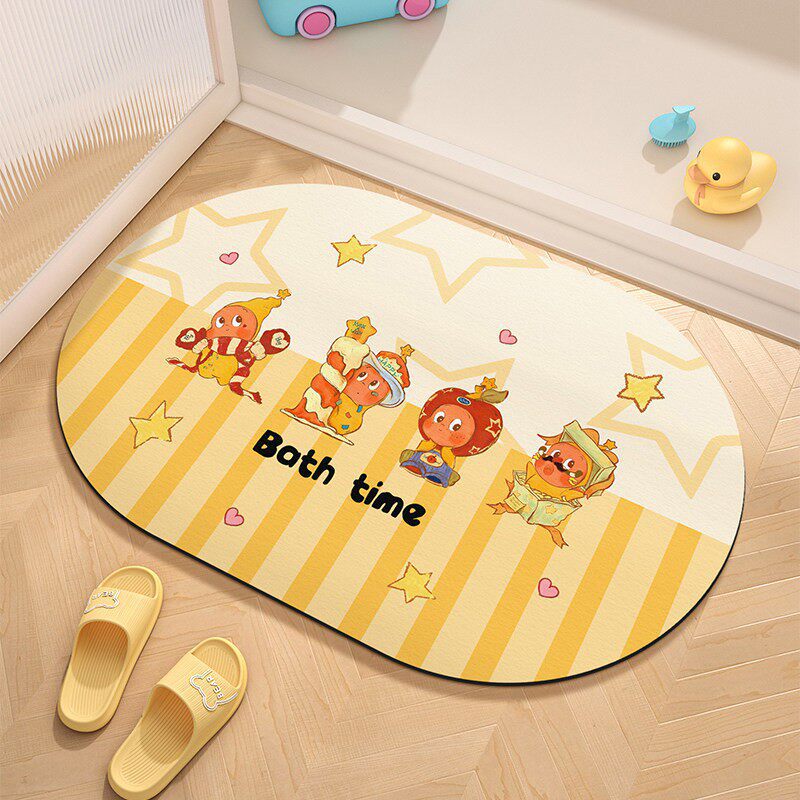 Cute Cartoon Character Welcome Mat