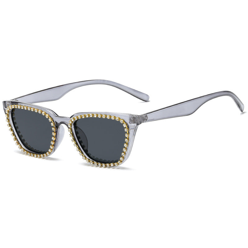 Women's sunglasses with glamorous rhinestone frame Bowlift