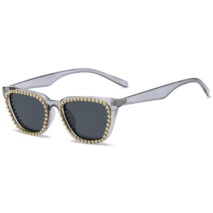 Women's sunglasses with glamorous rhinestone frame Bowlift