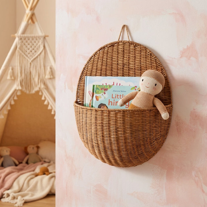 Wall basket for stylish storage Bowlift