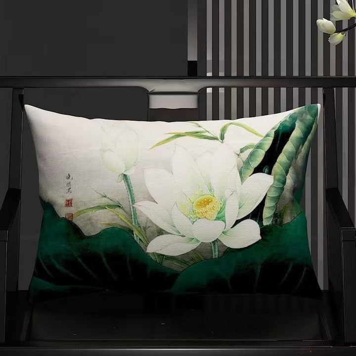 Decorative Floral Art Throw Pillow