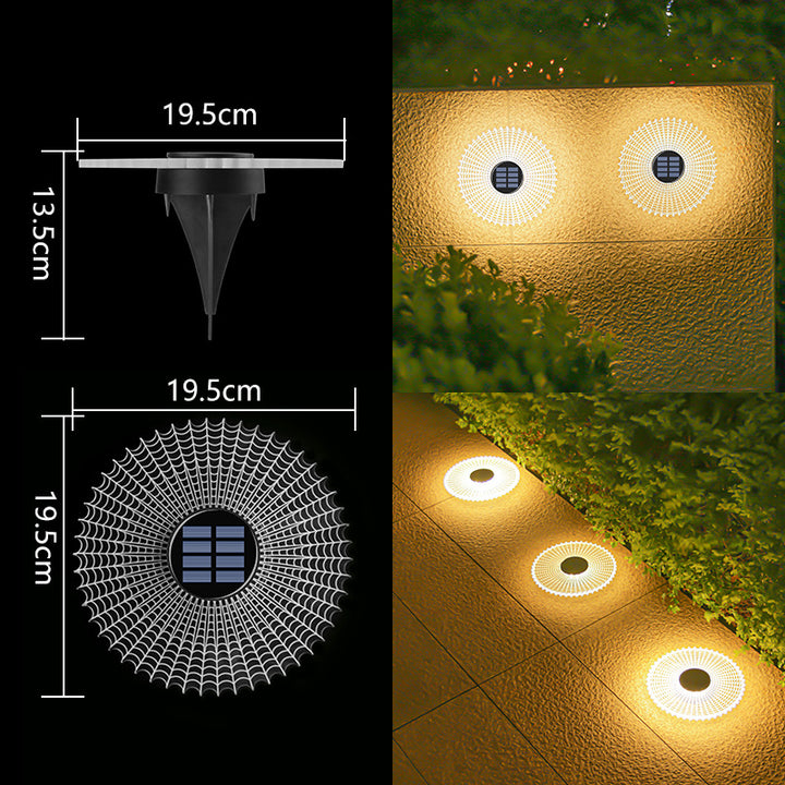 Decorative Solar Acrylic Petal Garden Stake LED Pathway Light Bowlift