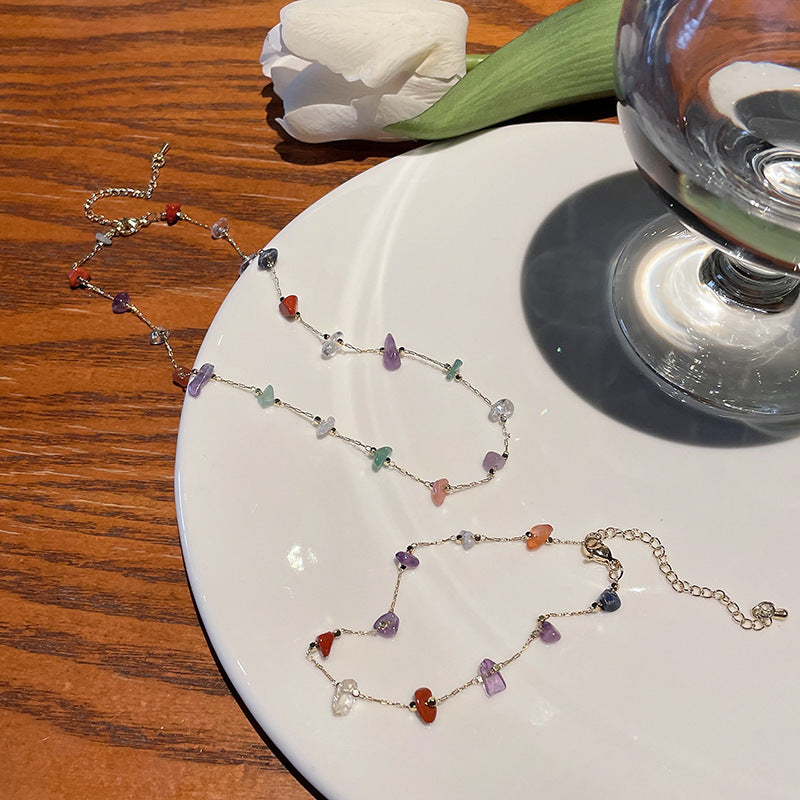Delicate Gemstone Charm Bracelet Bowlift