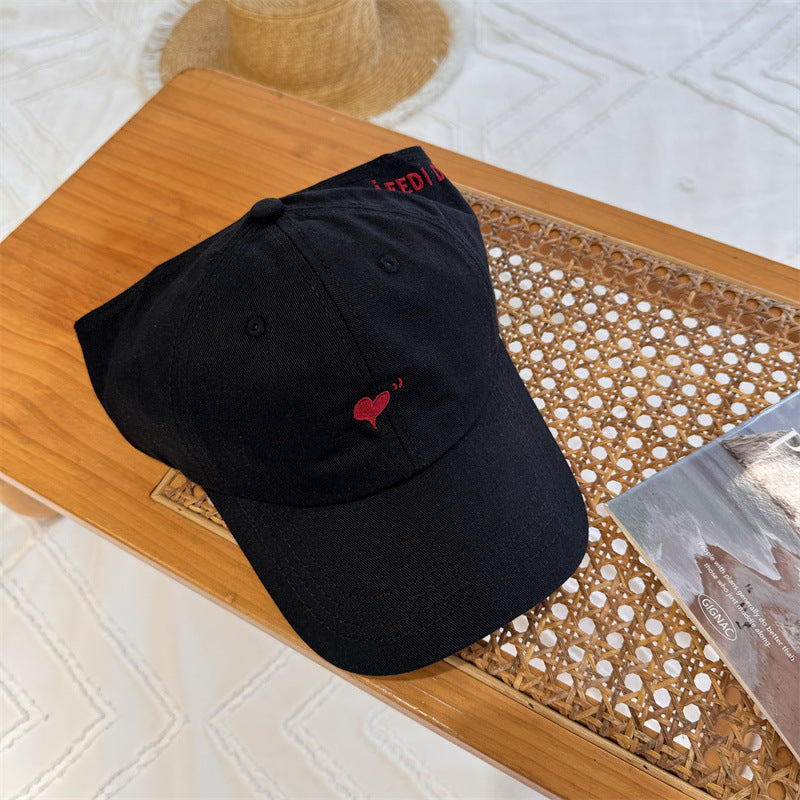 Women's Cute Embroidered Cap Bowlift