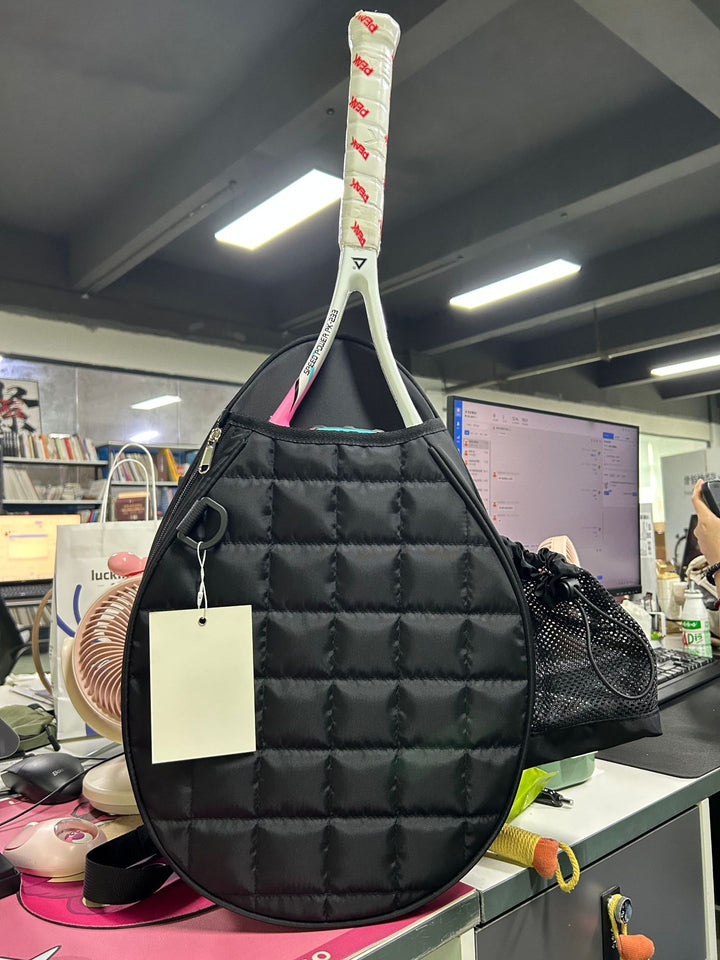 Quilted Tennis Racket Holder Bowlift