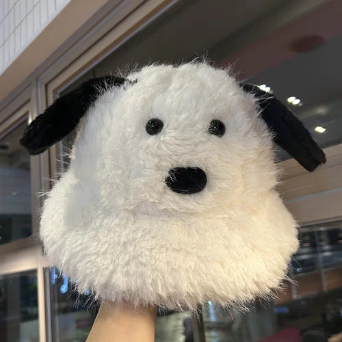 Cute Plush Dog-Themed Hat