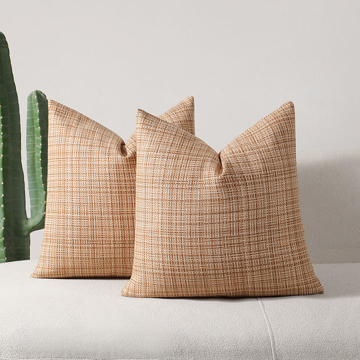 Textured Weave Decorative Pillow