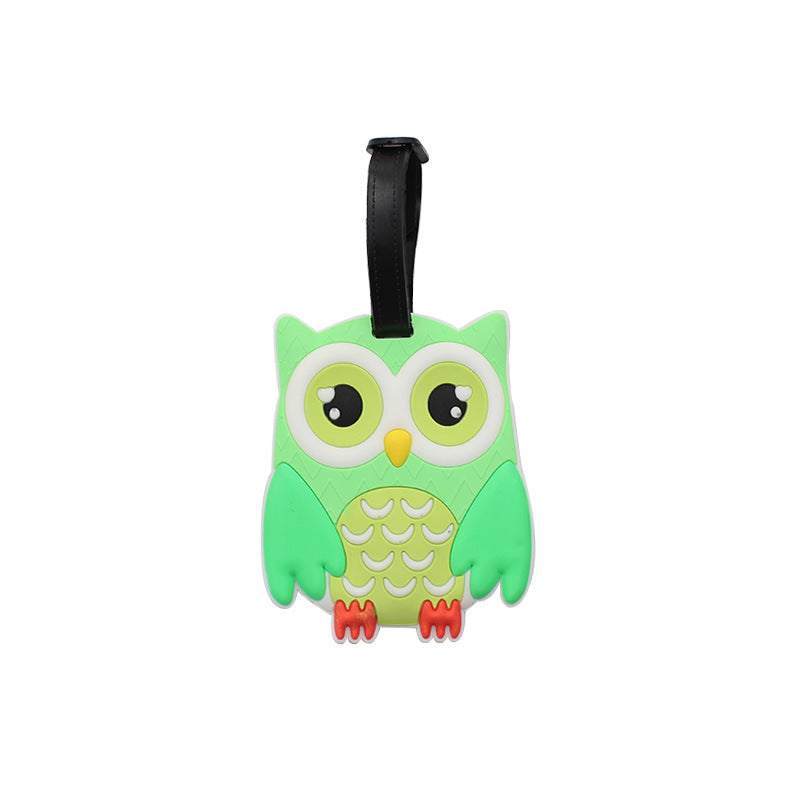 Unisex luggage tag in cute penguin design Bowlift