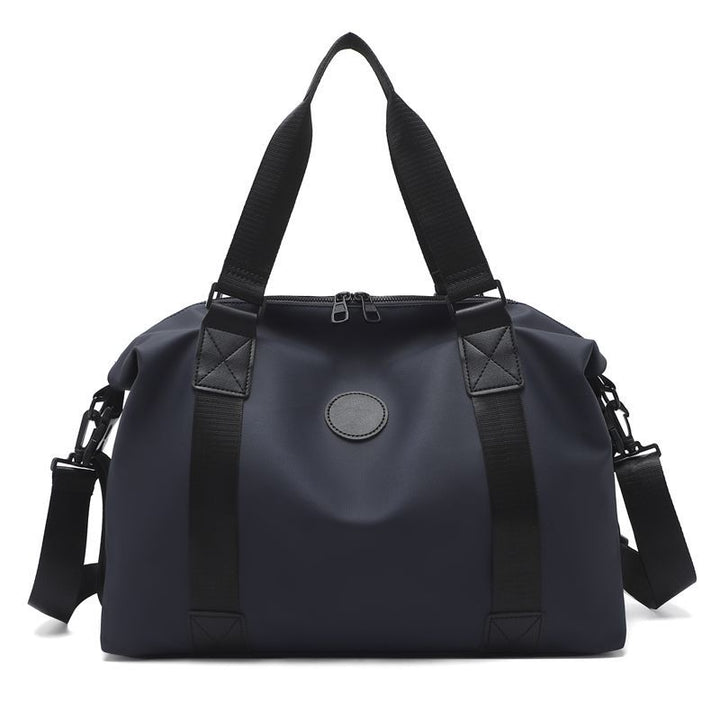 Sporty Travel Bag With Reinforced Interior And Removable Shoulder Strap Bowlift