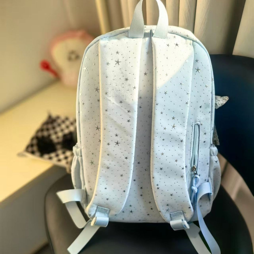 Leisure backpack with star pattern Bowlift