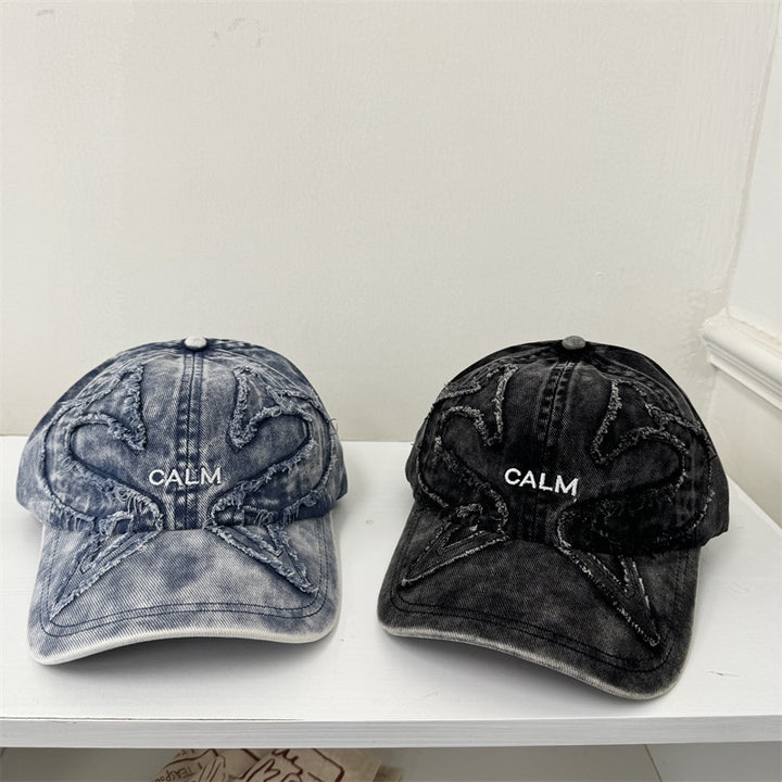 Women's Distressed Graphic Baseball Cap Bowlift