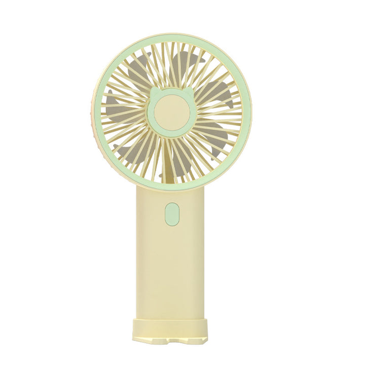 Unisex Portable Handheld Fan with Ergonomic Design and Cute Cat Motif Bowlift